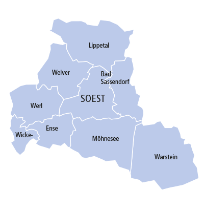Karte Soest